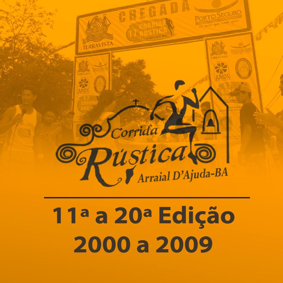 Corrida Rustica Arraial d'Ajuda da 11ª à 20ª edição de 2000 à 2009