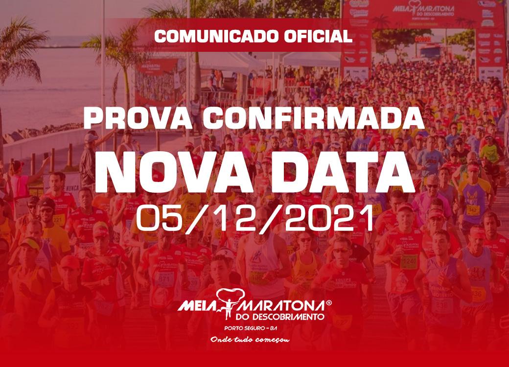 Meia Maratona do Descobrimento está confirmada para 05 de dezembro de 2021